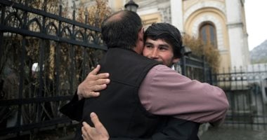 صلاة العيد فى أفغانستان