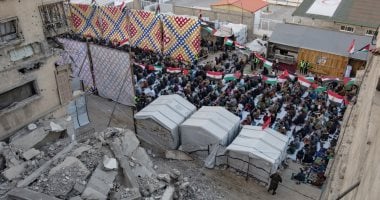 صلاة العيد فى قطاع غزة 