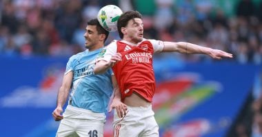 أرسنال ضد مان سيتي في الشوط الأول