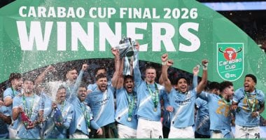 مانشستر سيتى يمنح عمر مرموش اللقب الثانى فى أوروبا.. صور 