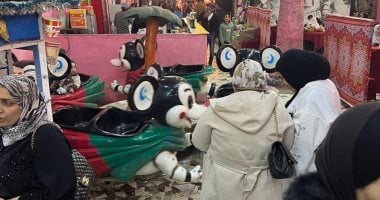 أجواء العيد مستمرة وإقبال من الأسر على الملاهى في الدقهلية.. فيديو