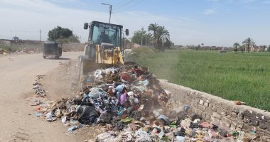 رفع 80 طنا من القمامة والمخلفات الصلبة بـ 3 قرى بمركز سوهاج