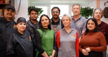 المطعم الهندي 