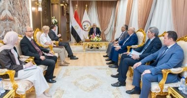 وزير الإنتاج الحربى يستقبل السفير البريطانى بالقاهرة لبحث أوجه التعاون 