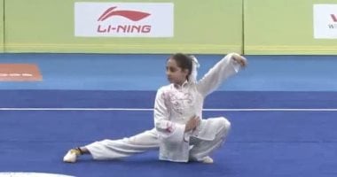 جوري رمضان تحصد ذهبية بطولة العالم للووشو كونغ فو بالصين