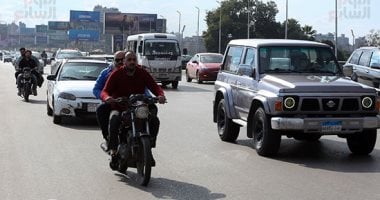 سيولة مرورية وانتظام حركة السير بعد توقف الأمطار فى الجيزة والقاهرة 