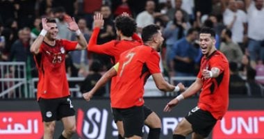 زيزو يسجل ثالث أهداف منتخب مصر أمام السعودية.. صور 