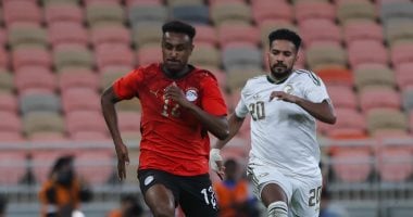 منتخب مصر يتفوق علي السعودية برباعية نظيفة بعد 60 دقيقة.. صور 