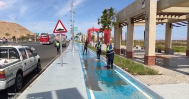 محافظ جنوب سيناء يوجه بإطلاق حملات نظافة وصيانة بالممشى السياحى فى شرم الشيخ