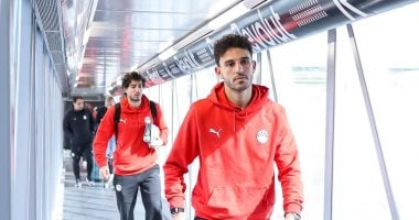 وصول منتخب مصر إلى إسبانيا