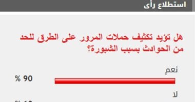 %90 من القراء يؤيدون تكثيف حملات المرور على الطرق للحد من الحوادث بسبب الشبورة