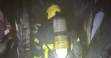 مصرع شخص إثر حريق شقة سكنية فى منطقة حلوان 