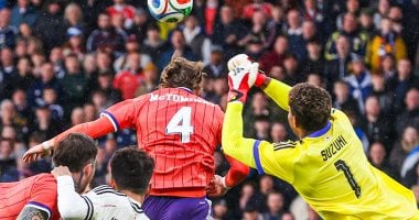 مباراة اليابان واسكتلندا