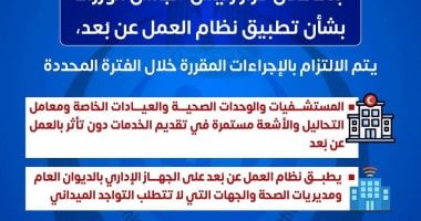 خطة العمل عن بعد