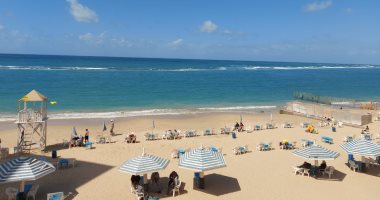 ارتفاع الأمواج فى شواطىء الإسكندرية 