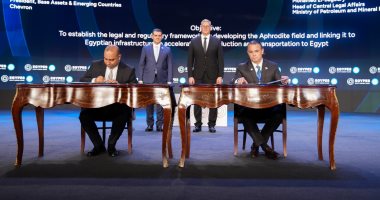 وزير البترول ونظيره القبرصي يشهدان توقيع اتفاقية لتسريع ربط حقل “أفروديت” بمصر