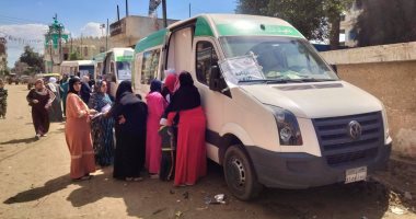 صحة كفر الشيخ: الكشف الطبى على 2351 مواطنا فى قافلة مجانية بقرية الصافية