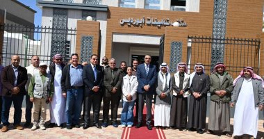 محافظ جنوب سيناء يتفقد مبنى التأمينات الجديد بأبو رديس تمهيدا لافتتاحه