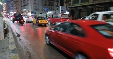 أمطار تضرب الإسكندرية