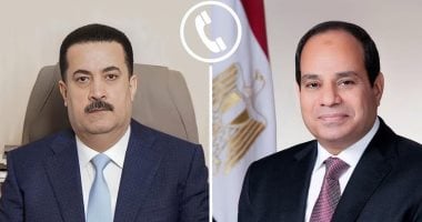 السيد الرئيس عبد الفتاح السيسي ورئيس وزراء العراق