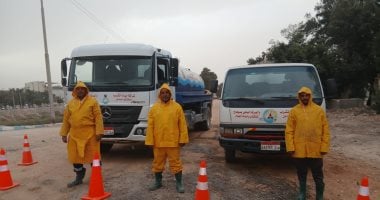 «مياه سوهاج» تدفع بـ275 معدة للتعامل الفورى مع  تجمعات الأمطار