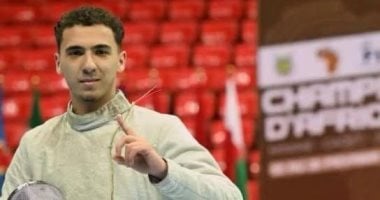 عمر دويدار لاعب منتخب السلاح