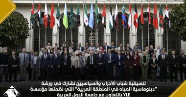 تنسيقية شباب الأحزاب  تشارك في ورشة "دبلوماسية المياه في المنطقة العربية" 