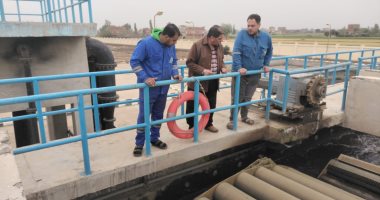 رئيس مياه المنوفية يتابع استعدادات عدد من محطات المعالجة والرفع 