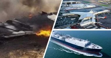 باختصار.. أهم الأخبار العربية والعالمية حتى الظهيرة.. اندلاع حريق كبير بمطار الكويت الدولي دون إصابات.. ناقلة نفط تتعرض لهجوم بقذيفة قرب الدوحة.. الدفاع الروسية: مصرع 29 شخصا في تحطم طائرة نقل عسكرية 