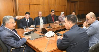 محافظ الدقهلية يبحث مع رئيس شركة كهرباء شمال الدلتا معوقات المشروعات الجارية