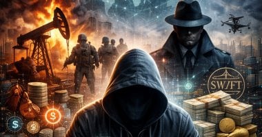 صورة مولدة بالذكاء الاصطناعى تعبر عن حروب الظل