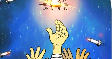 صراع الطاقة فى كاريكاتير اليوم السابع