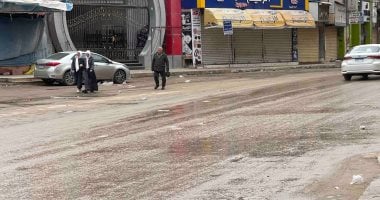 أمطار خفيفة على مدينة العريش والتزام باليوم الدراسي