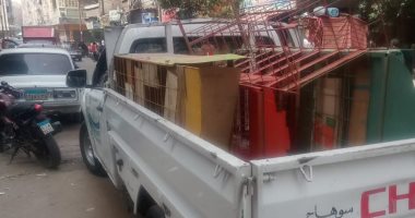 تحرير وضبط 198 مخالفة مرافق وإشغالات فى حملة بحى شرق سوهاج