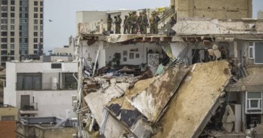 الدمار في تل أبيب