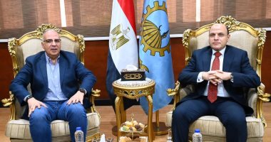 محافظ الغربية يستقبل وزير الموارد المائية والرى فى مستهل زيارته للمحافظة