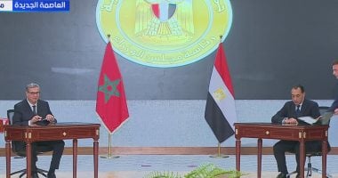 مدبولى وأخنوش يوقعان على محضر الاجتماع الأول للجنة التنسيق المصرية المغربية