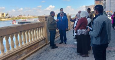 محافظ الدقهلية يتفقد ممشى المنصورة.. ويؤكد: متنفس ترفيهى