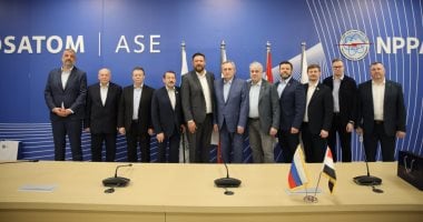 وفد لجنة الطاقة بالدوما الروسى يزور محطة الضبعة النووية.. صور