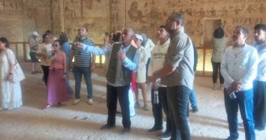 منطقة بني حسن الإثرية بالمنيا تستقبل وفد ملتقى جبل الطير الدولي على أرض عروس الصعيد