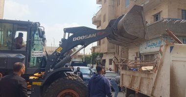 رفع 60 حالة إشغال طريق وتشميع 27 محلا بدون ترخيص فى الإسماعيلية
