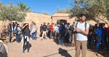 توافد 795 سائحا لزيارة دير سانت كاترين وجبل موسى