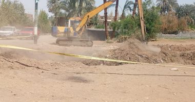 استجابة لما نشره اليوم السابع.. محافظ قنا يوجه بإصلاح هبوط أرضي بنقادة