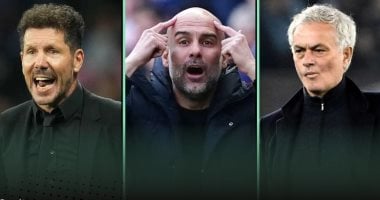 سيميوني وجوارديولا ومورينيو