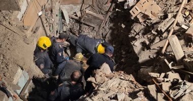 وفاة شخصان وإنقاذ 4 آخرين من أسفل ركام منزل الجمالية