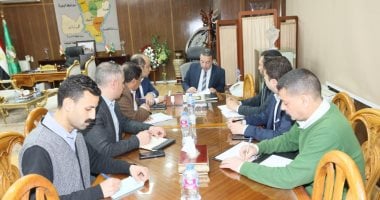 محافظ المنوفية يتابع الموقف التنفيذي لمشروعات مياه الشرب والصرف الصحى