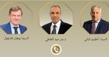 وزير الخارجية يبحث مع نظيريه الألمانى والإيطالى جهود خفض التصعيد بالمنطقة