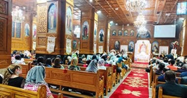  قداس عيد القيامة بكنيسة الأنبا بيشوي ببورسعيد