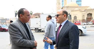 محافظ الغربية يتابع أعمال النظافة ورفع الإشغالات بحى ثان طنطا استعدادا لعيد القيامة