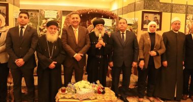 محافظ القليوبية يهنئ مطران بنها بعيد القيامة المجيد